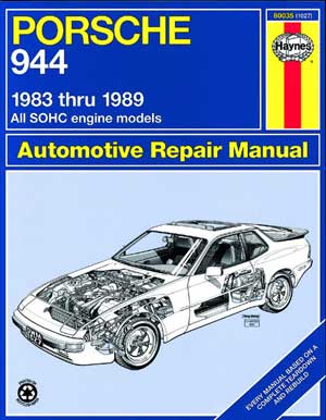 Haynes Porsche 944 1983-1989 Repair Manual